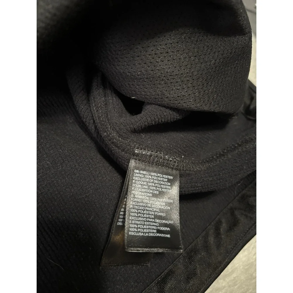 The North Face Vest‎ Mens Large Black WindWall Softshell Full Zip Logo